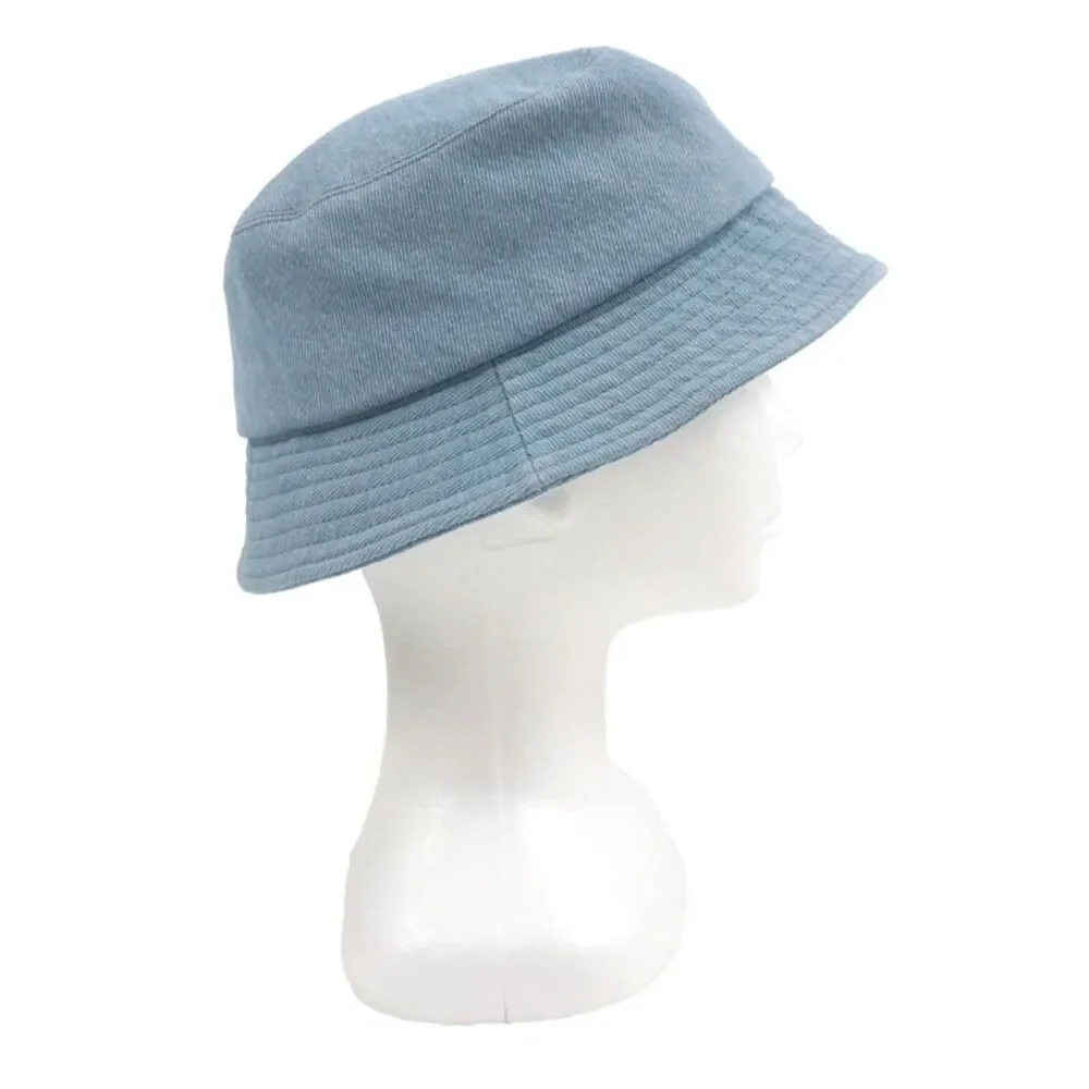Chanel Sequin logo Denim Cotton Bucket Hat